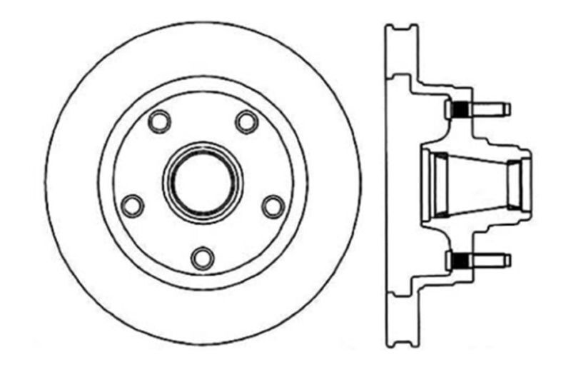 StopTech 127.65001CL Brake Rotor 