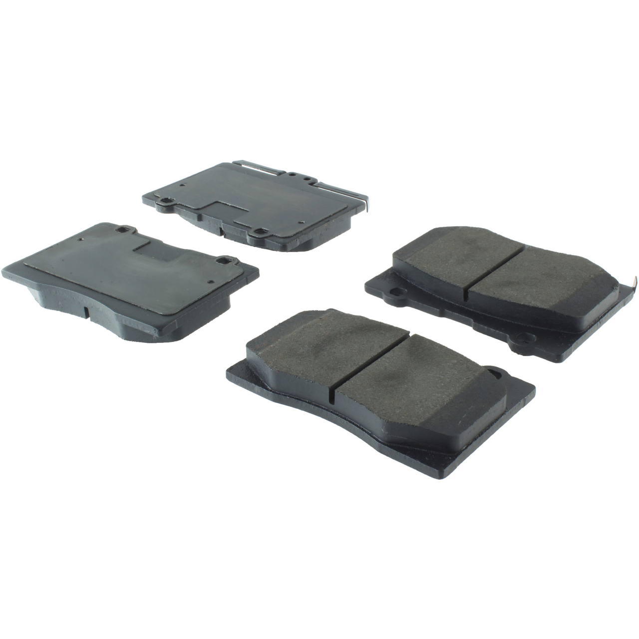 REAR SET Posi Quiet Ceramic Brake Disc Pads + Hardware Kit LOW DUST 105.10900