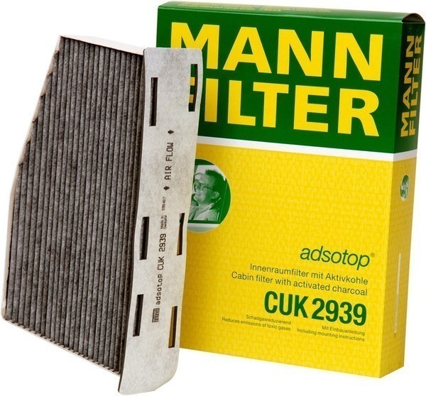 B & R Filtre D'Habitacle contre le Pollen Mann Filter Audi A3 Q3 CUK2939 
