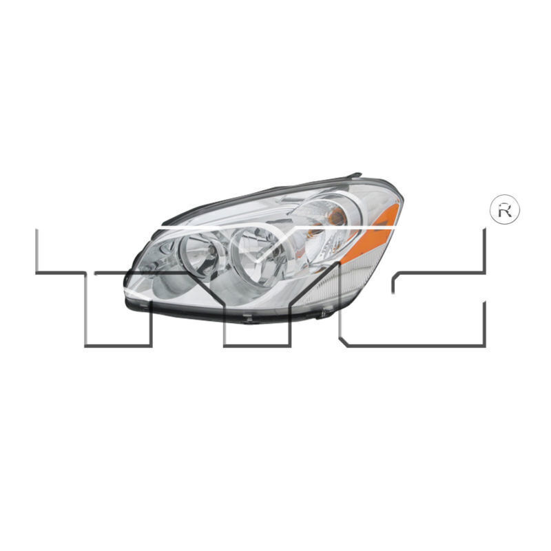 TYC 20-6777-00 Buick Lucerne Passenger Side Headlight Assembly