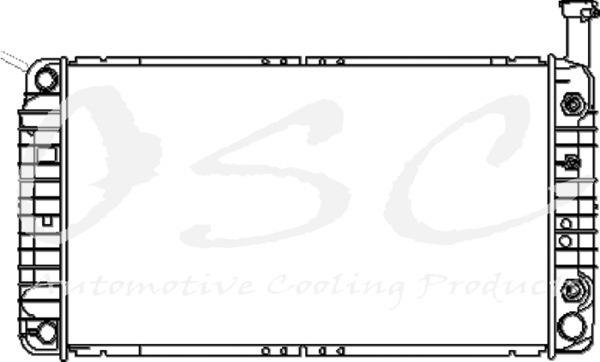 OSC Cooling Products 2716 New Radiator 