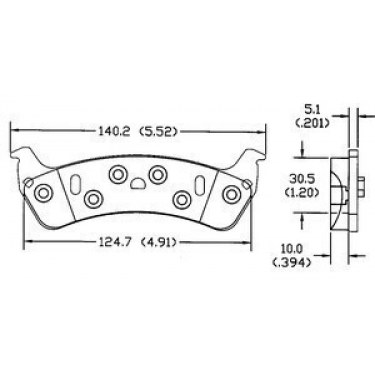 Power Stop 17-667A Z17 Rear Ceramic Brake Pads with Hardware